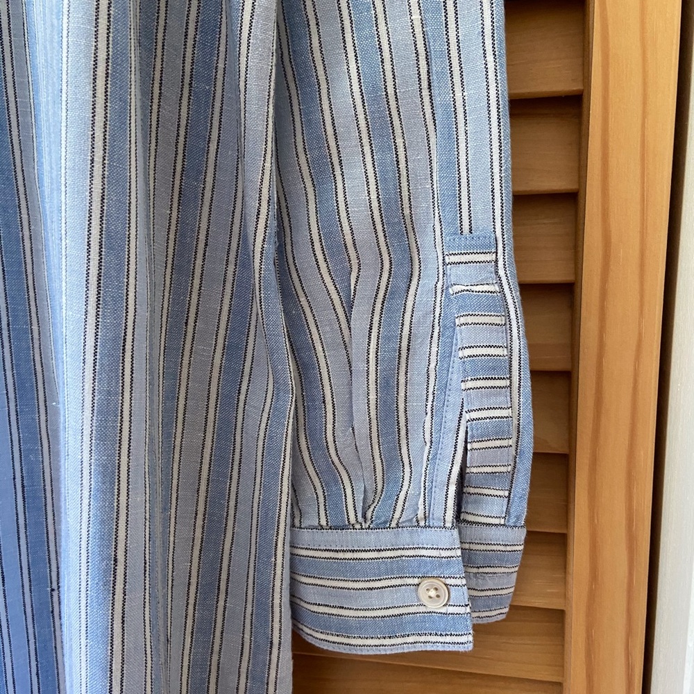 J Jill Linen Shirtdress